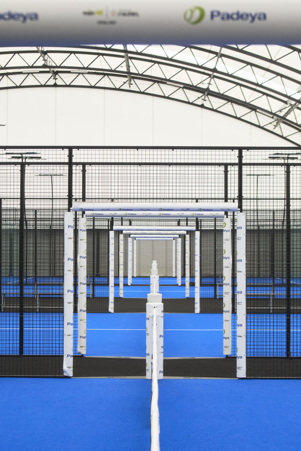 Campi da padel affiancati
